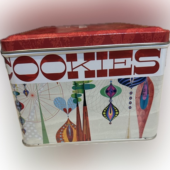 RARE 2014 NEIMAN MARCUS CHOCOLATE CHIP COOKIE TIN COLLECTIBLE HOLIDAY CHRISTMAS - Picture 3 of 10